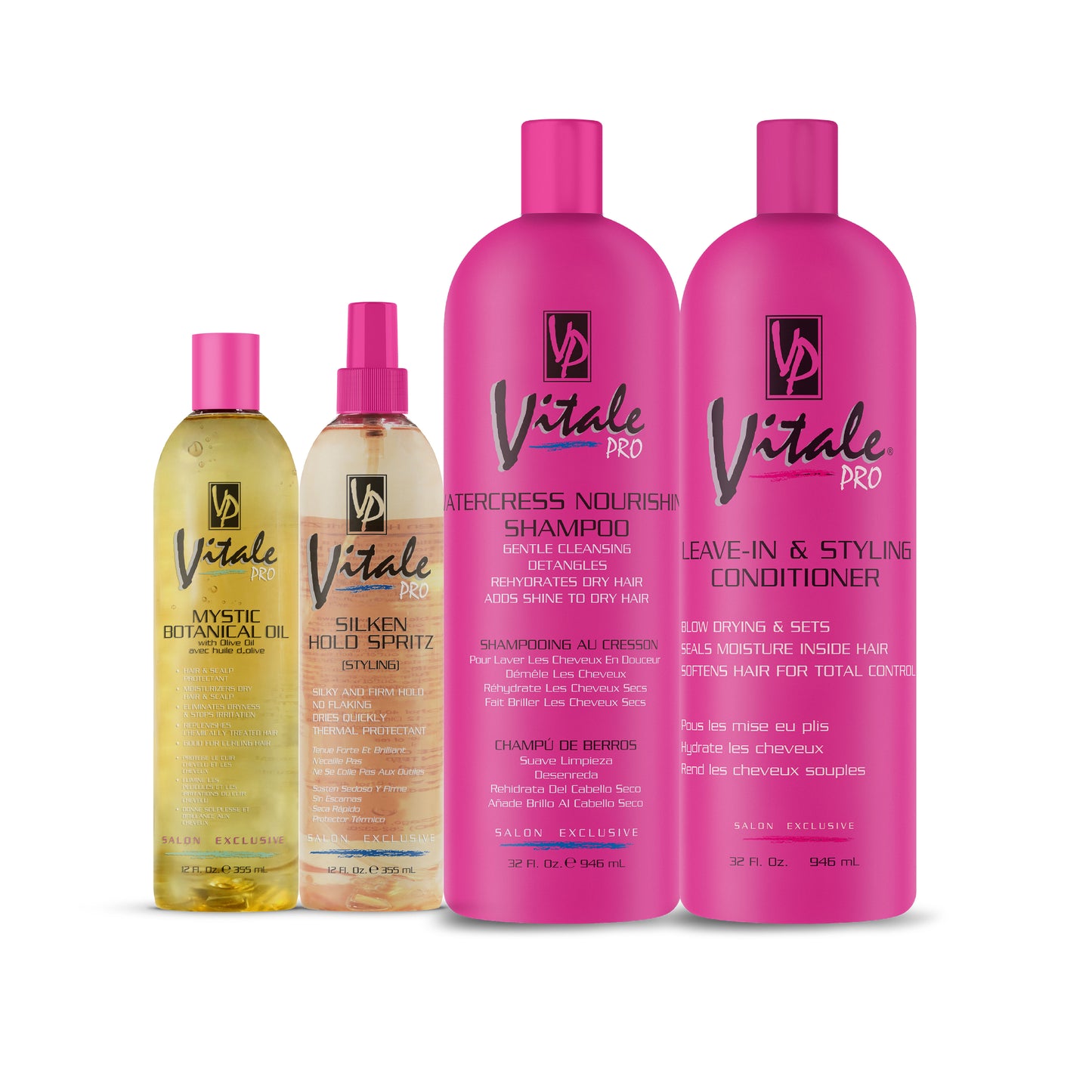 Vitale Pro Luxurious Press & Curl Bundle