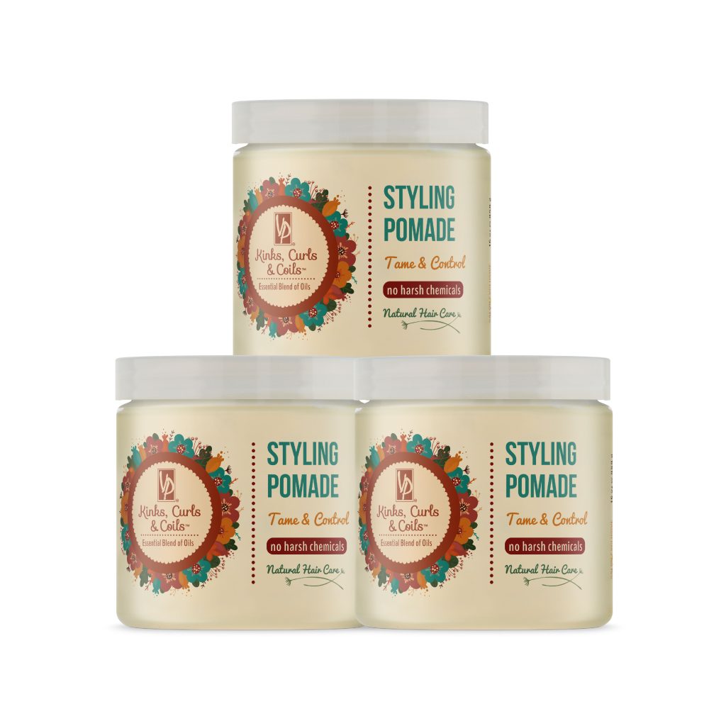 Vitale Pro Kinks, Curls, & Coils Styling Pomade Bundle